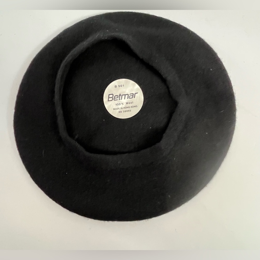 Vintage ~100% Wool Betmar Beret - Picture 7 of 7